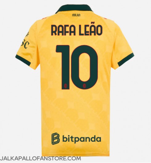 AC Milan Rafael Leao #10 Kolmaspaita Naisten 2025-26 Lyhythihainen AC Milan Rafael Leao #10 Kolmaspaita Naisten 2025-26 Lyhythihainen